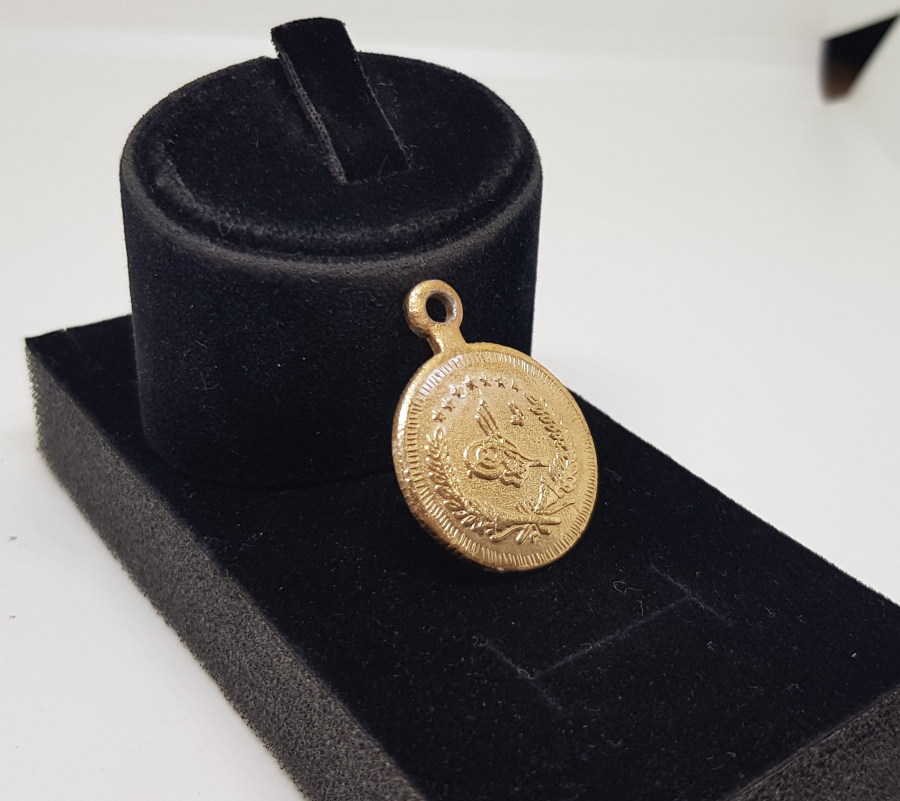 OSMANLI DÖNEMİ ALTIN KAPLAMA SÜNNET MAŞALLAHI