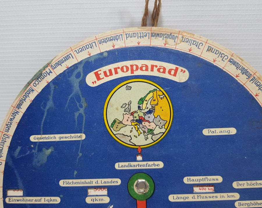 OSMANLI DÖNEMİ ÇOK NADİR ŞEHİRLER ARASI MESAFELERİ GÖSTEREN EL YAPIMI KARTON MESAFE ÖLÇER