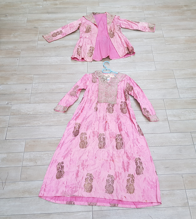 OSMANLI DÖNEMİ İPEK VE GÜMÜŞ SIRMALI SARAY İŞİ HEREKE GELİNLİK