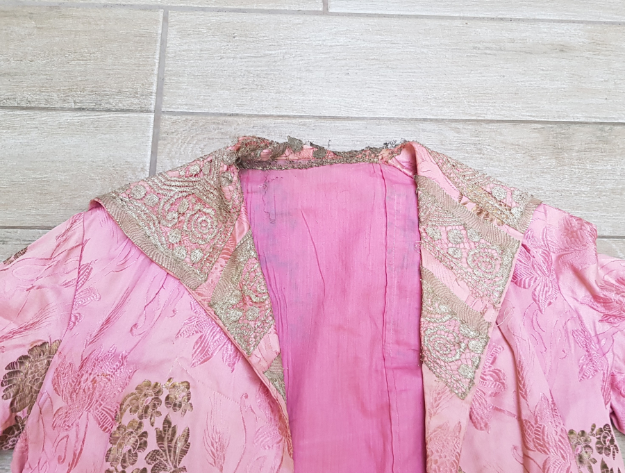 OSMANLI DÖNEMİ İPEK VE GÜMÜŞ SIRMALI SARAY İŞİ HEREKE GELİNLİK