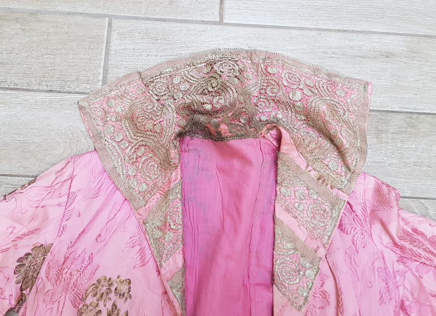 OSMANLI DÖNEMİ İPEK VE GÜMÜŞ SIRMALI SARAY İŞİ HEREKE GELİNLİK