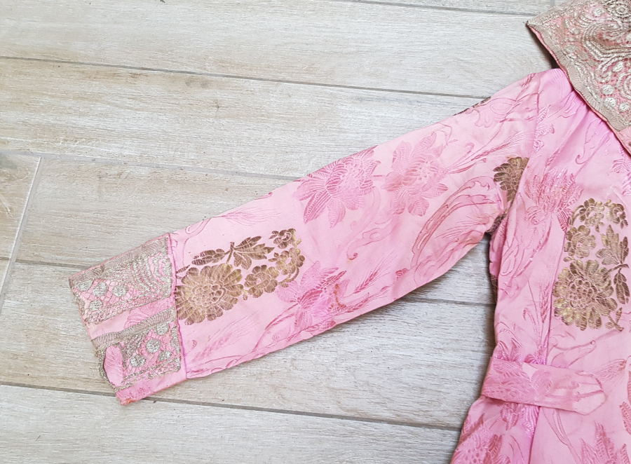 OSMANLI DÖNEMİ İPEK VE GÜMÜŞ SIRMALI SARAY İŞİ HEREKE GELİNLİK