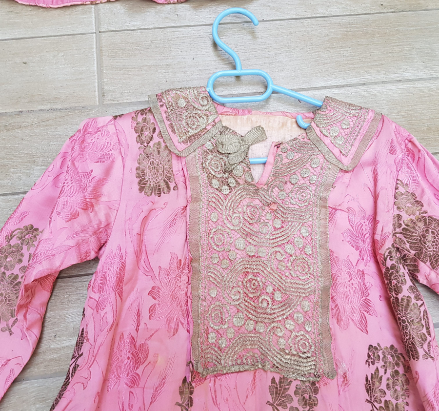 OSMANLI DÖNEMİ İPEK VE GÜMÜŞ SIRMALI SARAY İŞİ HEREKE GELİNLİK