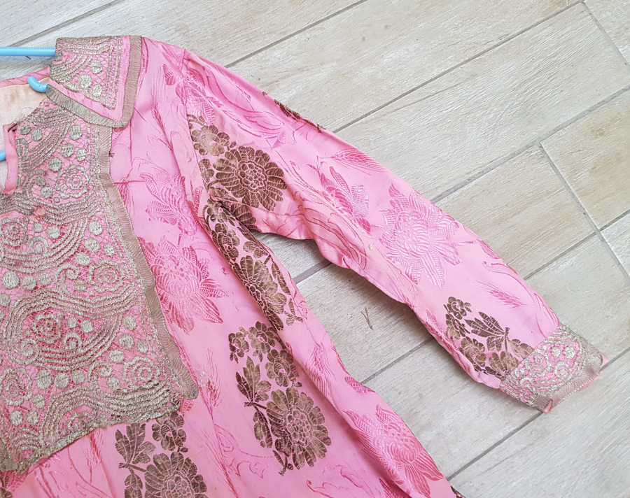 OSMANLI DÖNEMİ İPEK VE GÜMÜŞ SIRMALI SARAY İŞİ HEREKE GELİNLİK