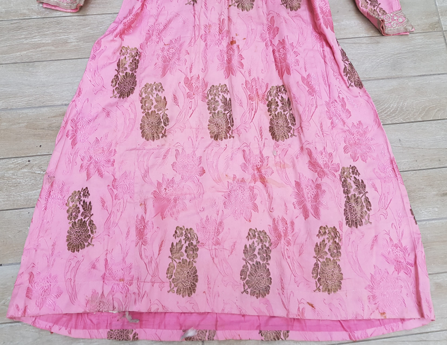 OSMANLI DÖNEMİ İPEK VE GÜMÜŞ SIRMALI SARAY İŞİ HEREKE GELİNLİK