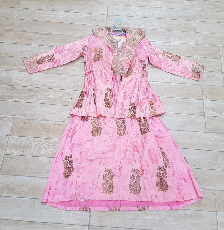 OSMANLI DÖNEMİ İPEK VE GÜMÜŞ SIRMALI SARAY İŞİ HEREKE GELİNLİK