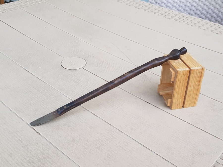 ÜZERİNDE SAHİBİNİN ADI YAZILI ÇOK NADİR HATTAT BIÇAĞI - MAKTA