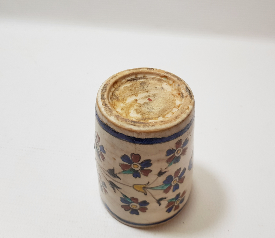 1800 BAŞLARI NADİR RENKTE EL BOYAMA KÜTAHYA BARDAK