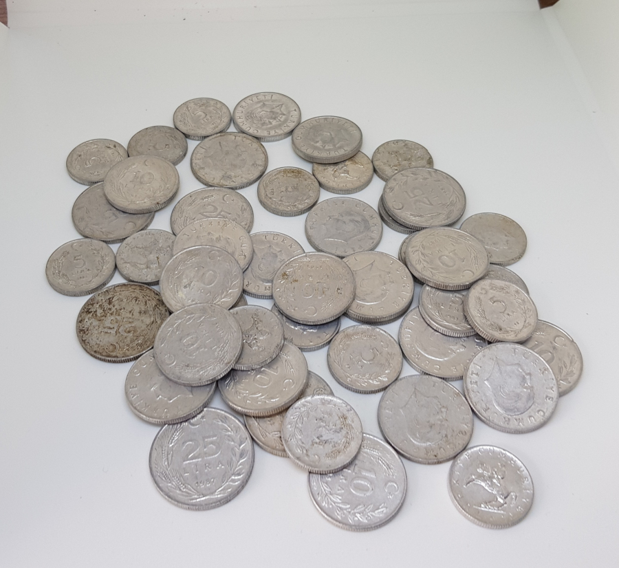 ANTİKA METAL PARA LOTU