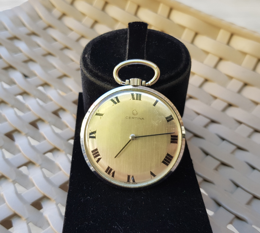 CERTINA MARKA ANTİKA SMOKİN CEP SAATİ