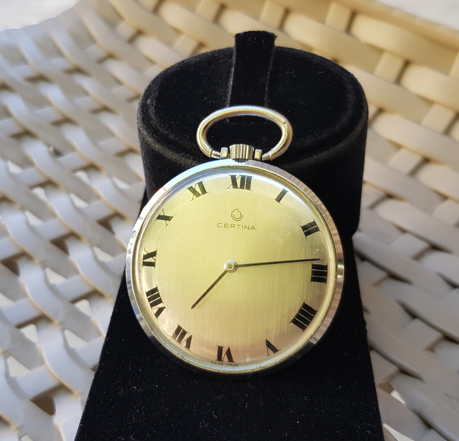 CERTINA MARKA ANTİKA SMOKİN CEP SAATİ