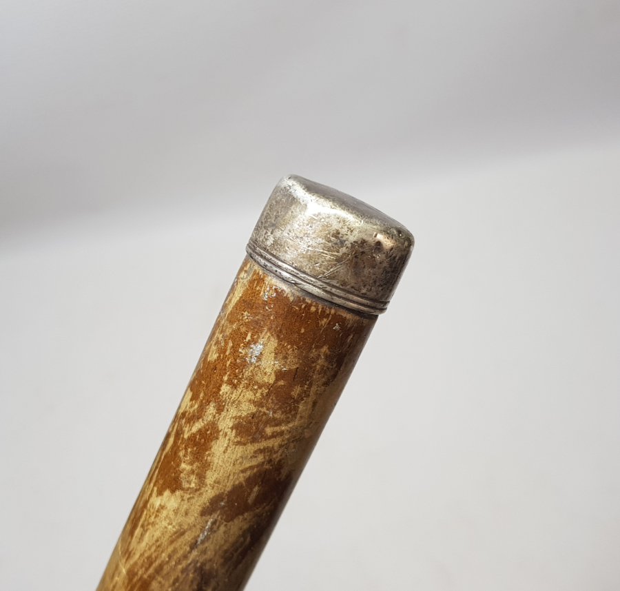 OSMANLI DÖNEMİ GÜMÜŞ TUTMAÇLI BASTON