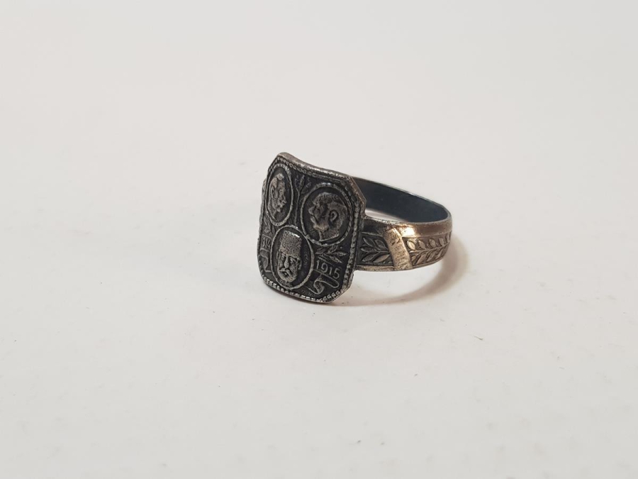 1. DÜNYA SAVAŞI GÜMÜŞ İTTİFAK YÜZÜK