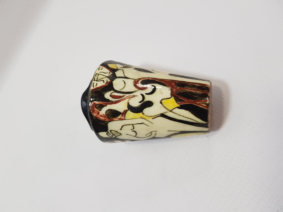 1964 TARİHLİ SANATÇI İŞİ ÇOK NADİR KÜTAHYA VAZO