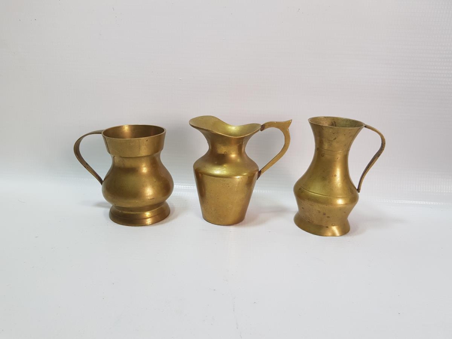 ANTİKA PİRİNÇ SÜTLÜK VE BARDAK LOTU