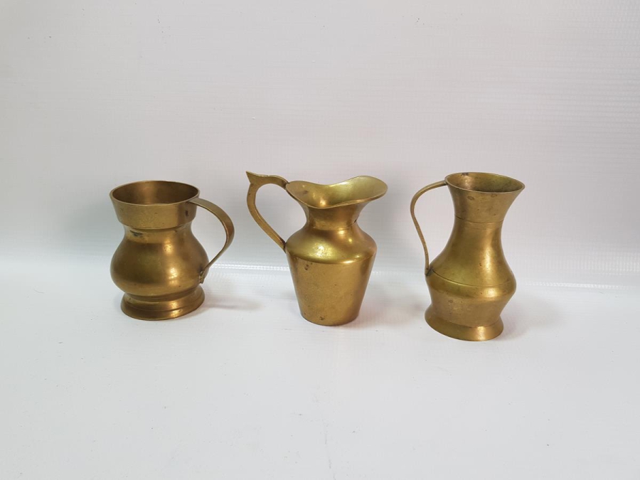 ANTİKA PİRİNÇ SÜTLÜK VE BARDAK LOTU