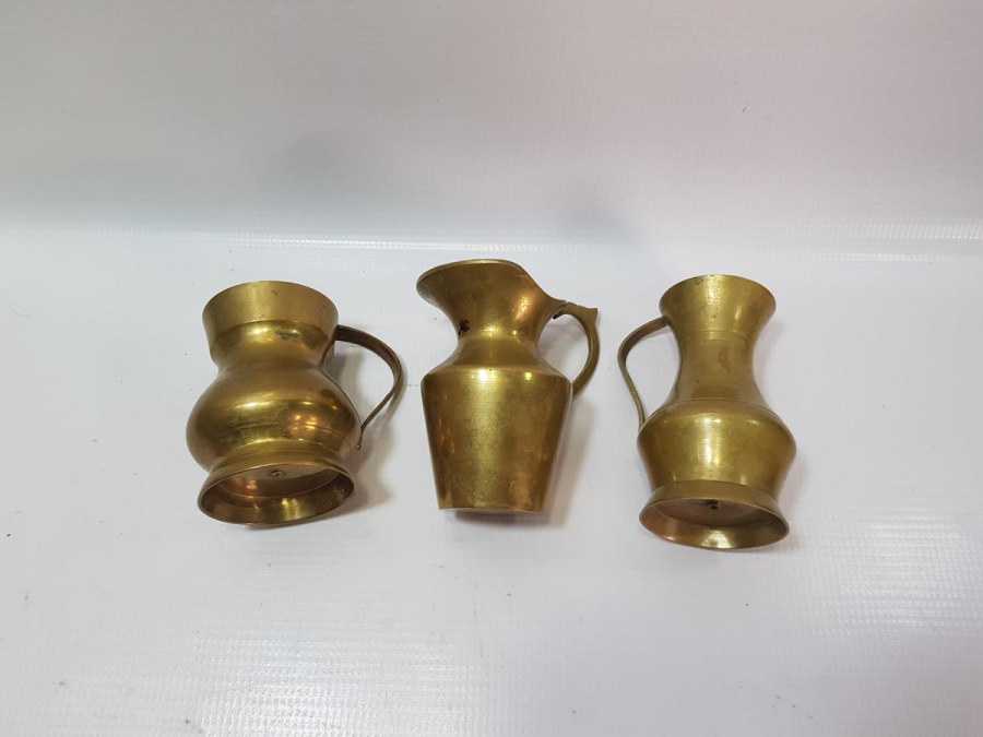 ANTİKA PİRİNÇ SÜTLÜK VE BARDAK LOTU