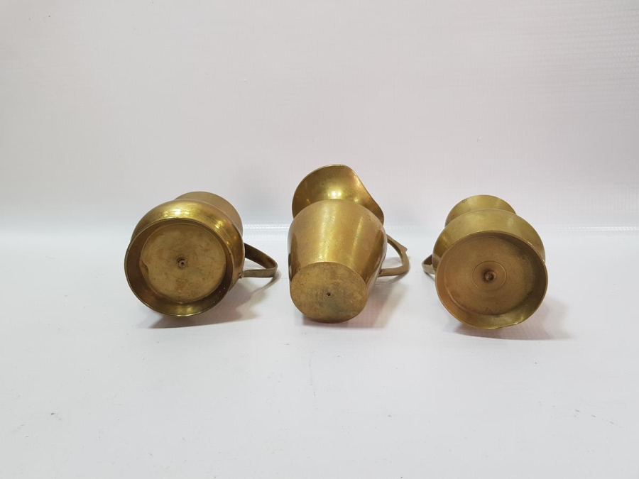 ANTİKA PİRİNÇ SÜTLÜK VE BARDAK LOTU