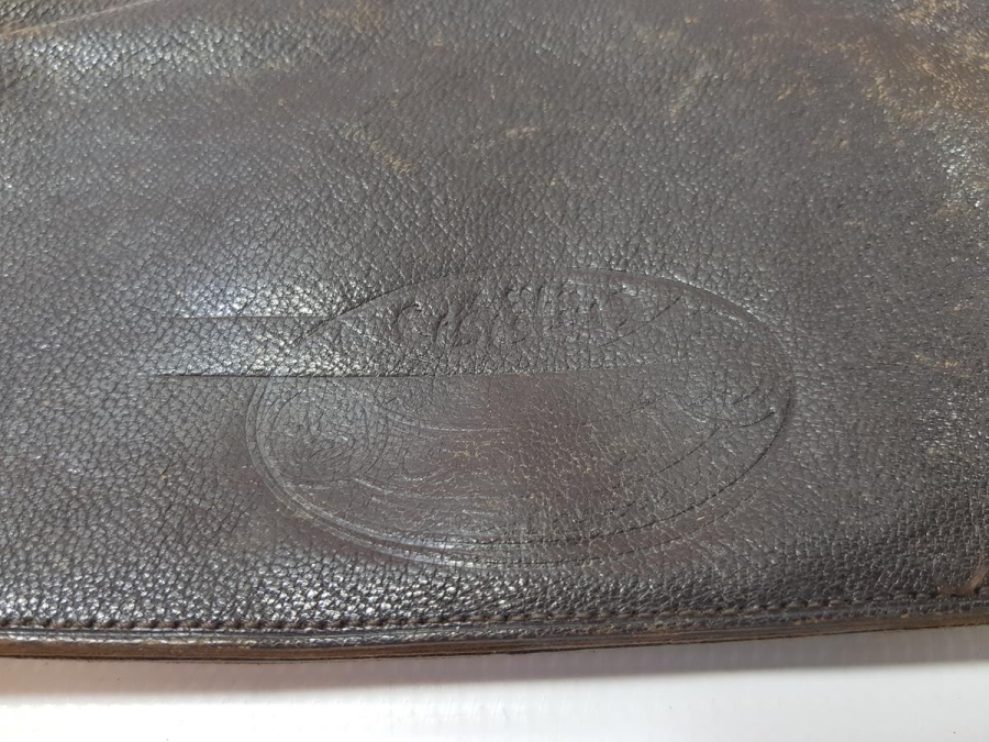 KURTULUŞ SAVAŞI DÖNEMİ OSMANLICA MİSAK-I MİLLİ YADİGARI YAZILI DERİ SUBAY CÜZDANI