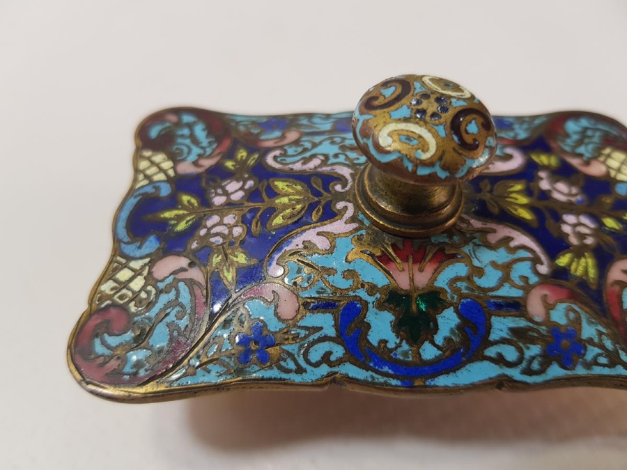 OSMANLI DÖNEMİ ÜZERİ MİNELİ MÜREKKEP KURUTMA ALETİ