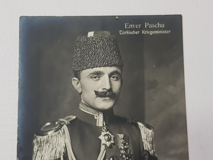 1. DÜNYA SAVAŞI ENVER PAŞA KARTPOSTALI