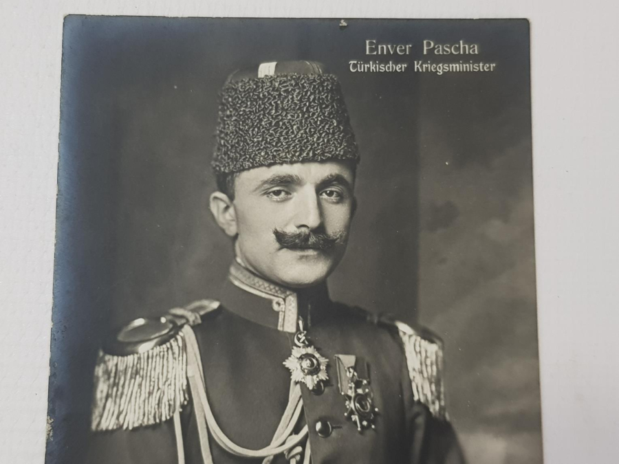 1. DÜNYA SAVAŞI ENVER PAŞA KARTPOSTALI
