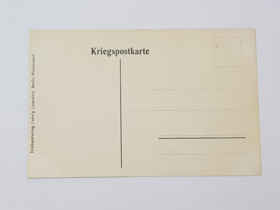 1. DÜNYA SAVAŞI İTTİFAK LİDERLER KONULU NADİR KARTPOSTAL