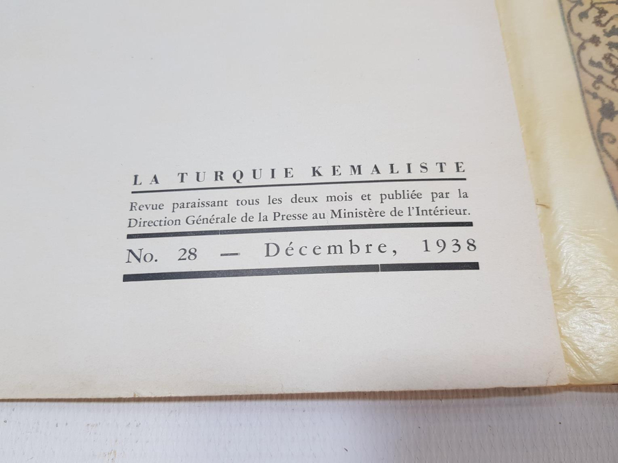 1938 LA TURQUIE KEMALISTE 
