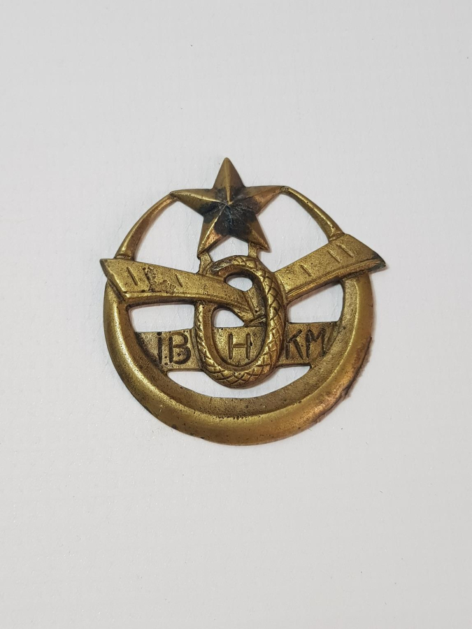 ÇOK NADİR DEMİRYOLU MAKİNİST BRÖVESİ - KOKART