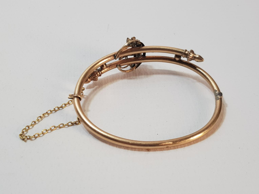 OSMANLI DÖNEMİ ZİRKON TAŞLARLA SÜSLÜ AY YILDIZ FORMLU ALTIN KAPLAMA BİLEZİK