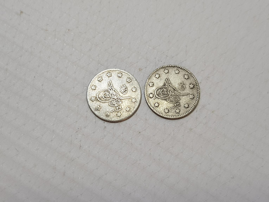 SULTAN ABDÜLHAMİD HAN DÖNEMİ GÜMÜŞ 1 KURUŞ LOTU
