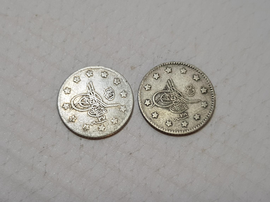 SULTAN ABDÜLHAMİD HAN DÖNEMİ GÜMÜŞ 1 KURUŞ LOTU