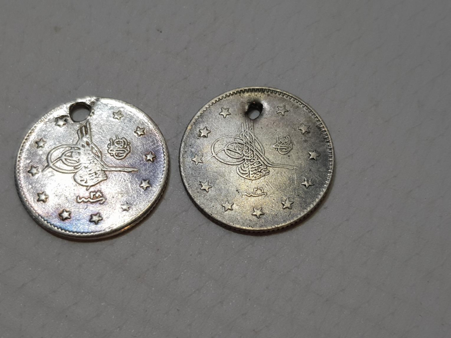 SULTAN ABDÜLHAMİD HAN DÖNEMİ GÜMÜŞ 2 KURUŞ LOTU