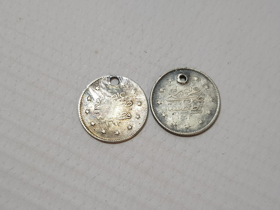 SULTAN ABDÜLHAMİD HAN DÖNEMİ GÜMÜŞ 2 KURUŞ LOTU