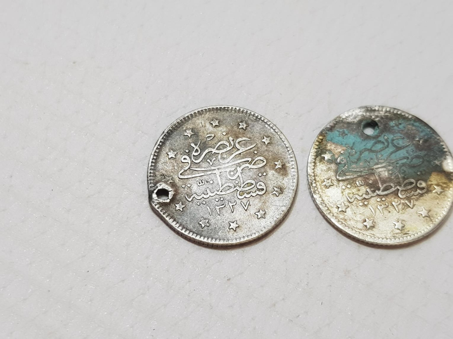 SULTAN MEHMED REŞAD DÖNEMİ GÜMÜŞ 2 KURUŞ LOTU