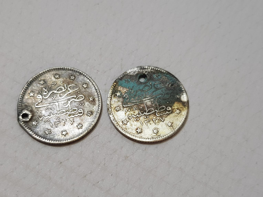 SULTAN MEHMED REŞAD DÖNEMİ GÜMÜŞ 2 KURUŞ LOTU