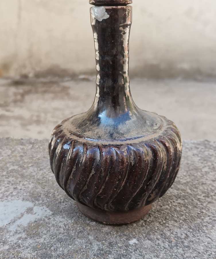 DERVİŞ SİKKESİ FORMLU ORİJİNAL KAPAĞIYLA OSMANLI DÖNEMİ NADİR KÜTAHYA ZEMZEMLİK