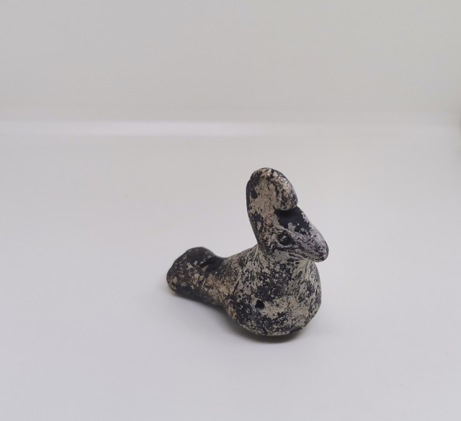 OSMANLI DÖNEMİ EL YAPIMI NADİR KUŞ FİGÜRLÜ OYUNCAK TOPRAK DÜDÜK