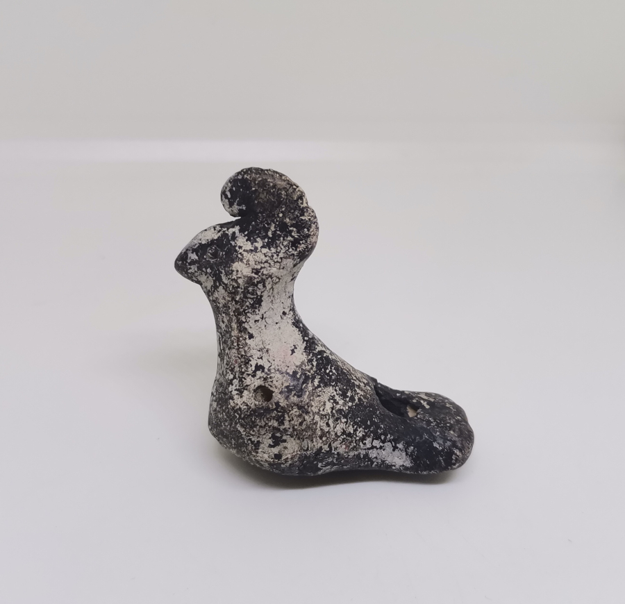 OSMANLI DÖNEMİ EL YAPIMI NADİR KUŞ FİGÜRLÜ OYUNCAK TOPRAK DÜDÜK