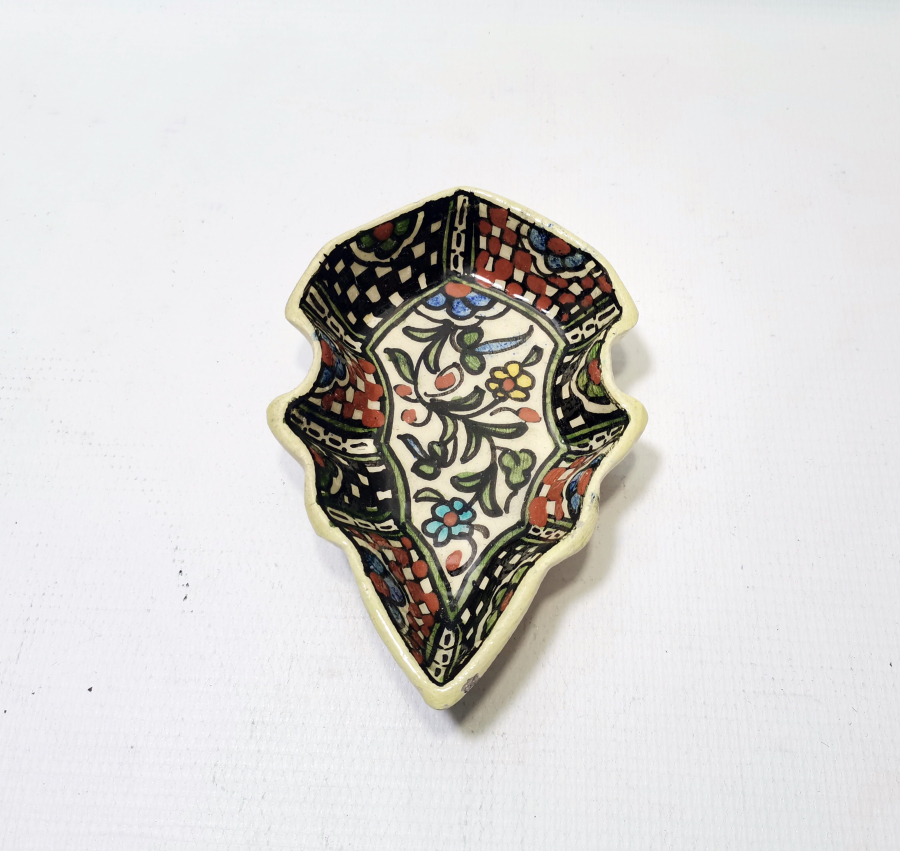 OSMANLI DÖNEMİ USTA İŞİ EL BOYAMA KUBBELİ FORMLU KÜTAHYA İFTARİYELİK - HURMALIK