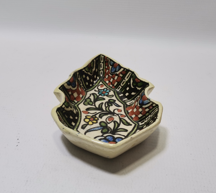 OSMANLI DÖNEMİ USTA İŞİ EL BOYAMA KUBBELİ FORMLU KÜTAHYA İFTARİYELİK - HURMALIK