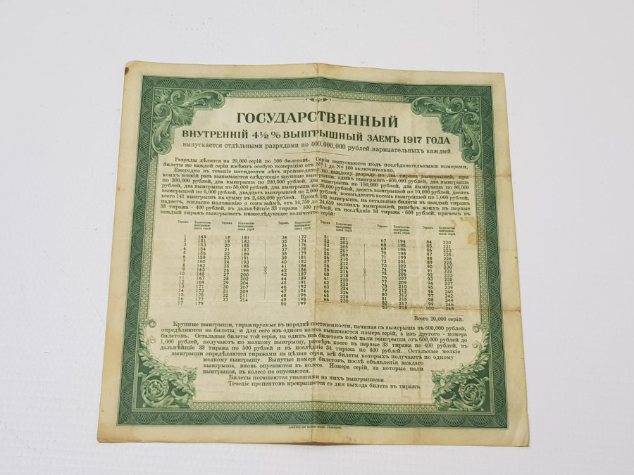 1917 RUSYA SİBİRYA 200 RUBLE NADİR KAĞIT PARA