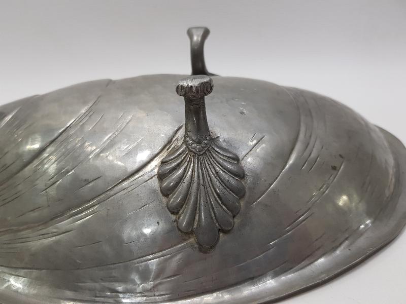 MİDYE KABUĞU FORMLU ANTİKA TABAK