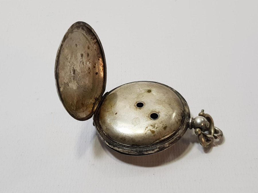 OSMANLI SERKİSOF BİLLODES GÜMÜŞ CEP SAATİ KASASI