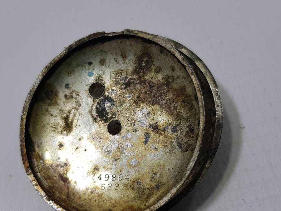 OSMANLI SERKİSOF BİLLODES GÜMÜŞ CEP SAATİ KASASI