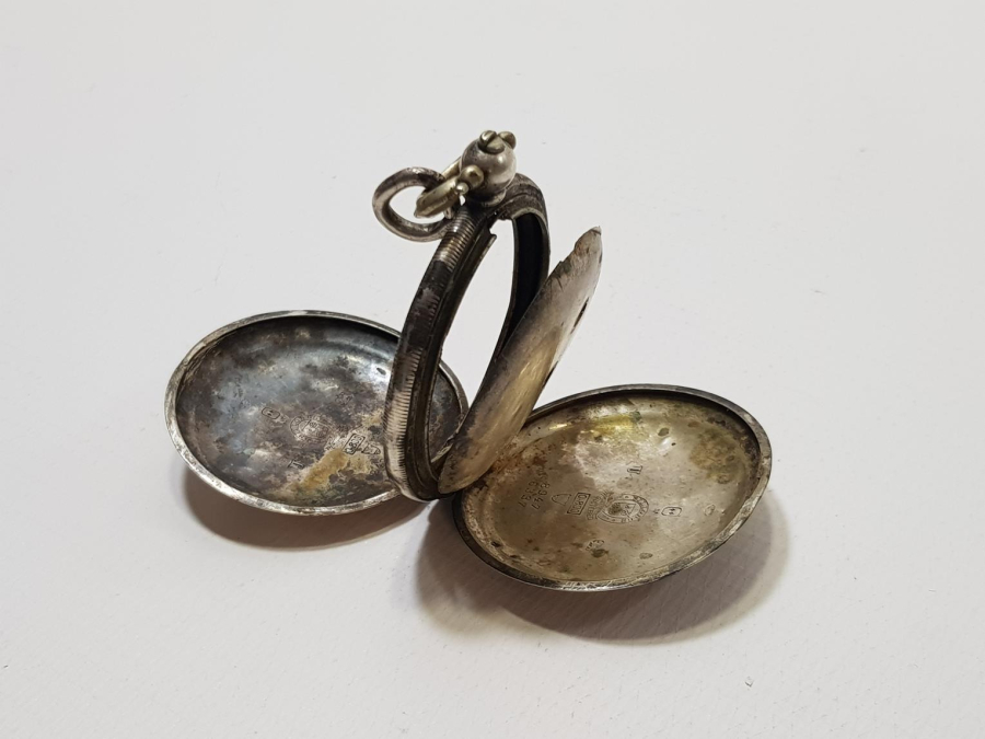 OSMANLI SERKİSOF BİLLODES GÜMÜŞ CEP SAATİ KASASI