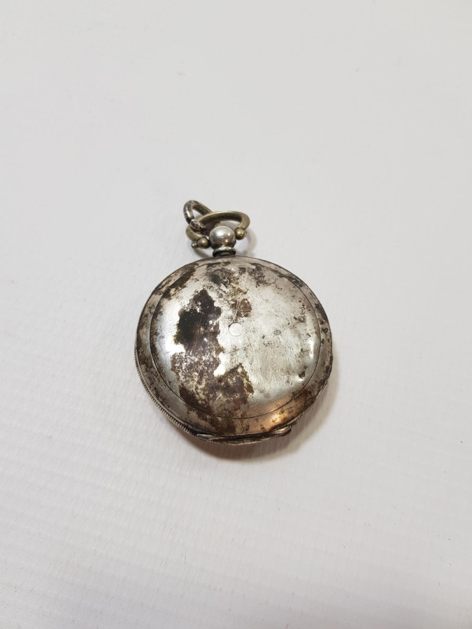 OSMANLI SERKİSOF BİLLODES GÜMÜŞ CEP SAATİ KASASI