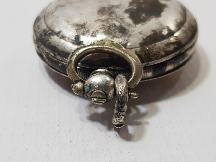 OSMANLI SERKİSOF BİLLODES GÜMÜŞ CEP SAATİ KASASI