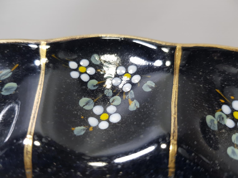 OSMANLI DÖNEMİ SERAMİK ÜZERİ EL BOYAMA VE MİNELİ MEYVE TEPSİSİ