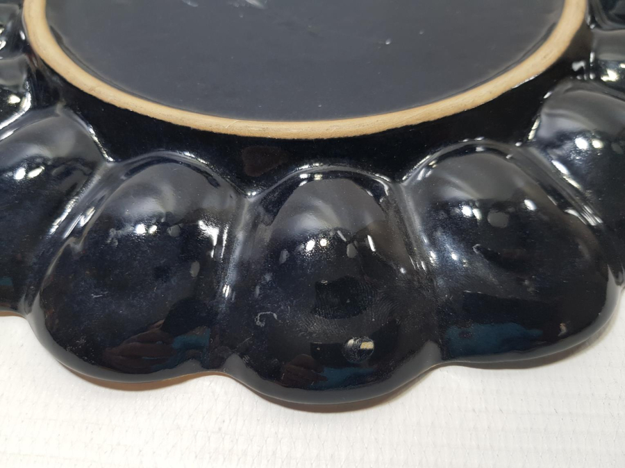 OSMANLI DÖNEMİ SERAMİK ÜZERİ EL BOYAMA VE MİNELİ MEYVE TEPSİSİ